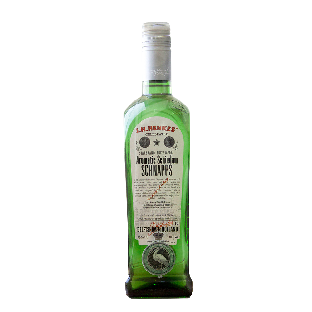 Jh Henkes Schnapps.